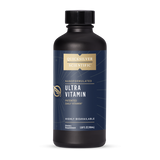 A supplement bottle called Ultra Vitamin by Quick SIlver.