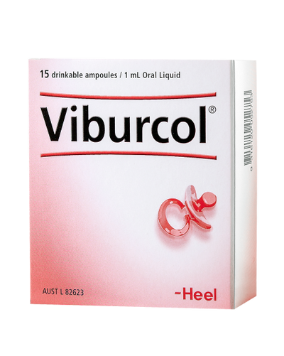 A supplement container of Viburcol Drops 15 Phials by Heel
