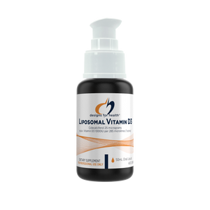 A supplement container of Liposomal D3 50ml by Designs for Health