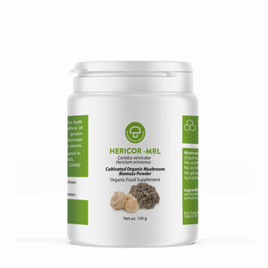 A supplement container of Hericor-MRL™ by Mycology Research Laboratories