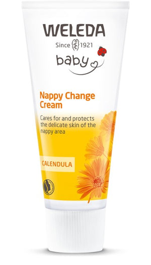 A supplement container of Calendula Nappy Change Cream 75 mL by Weleda