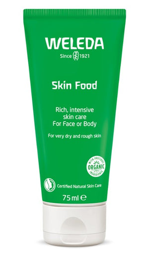A supplement container of Skin Food 75mL by Weleda