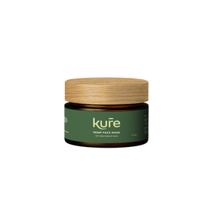 A supplement container of Hemp Face Mask by Kure