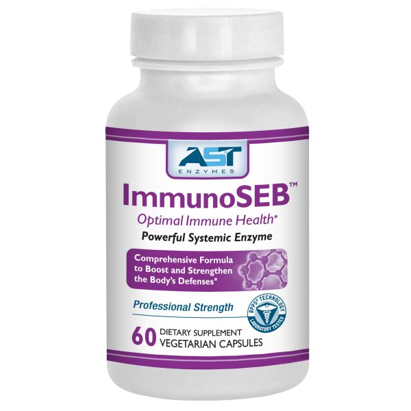 A supplement container of ImmunoSEB by AST Enzymes