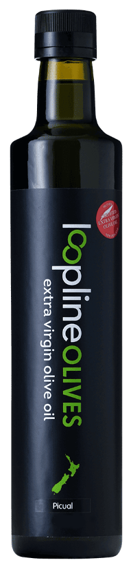 A supplement container of Extra Virgin Olive Oil (Certified) Global Awards - Picual 250ml by Loopline Olives