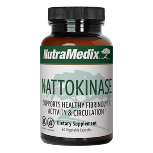 A supplement container of Nattokinase by NutraMedix