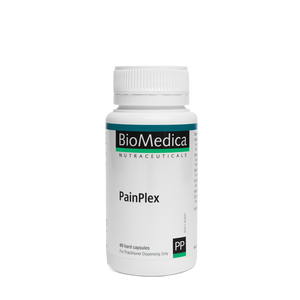 A supplement container of PainPlex by Bio-Medica