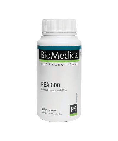 A supplement container of PEA 600 by Bio-Medica