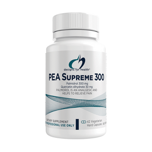A supplement container of Pea Supreme 300 (42 Caps) by Designs for Health