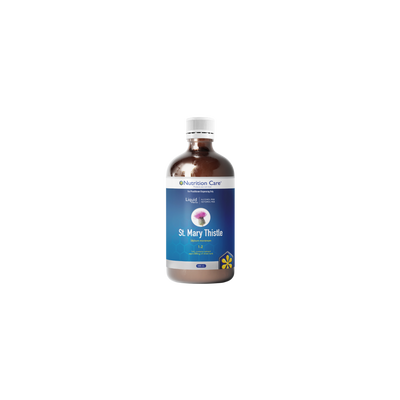 A supplement container of St Marys Thistle 1:1 - 500ml by Nutrition Care