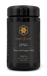 A supplement container of JING by SuperFeast