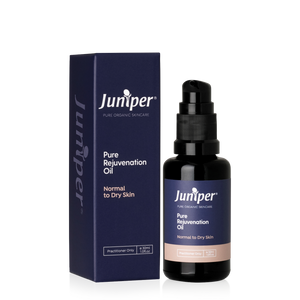 A supplement container of Pure Rejuvenation Oil 30ml by Juniper