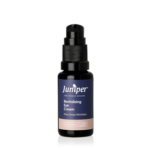 A supplement container of Revitalising Eye Cream 15ml by Juniper