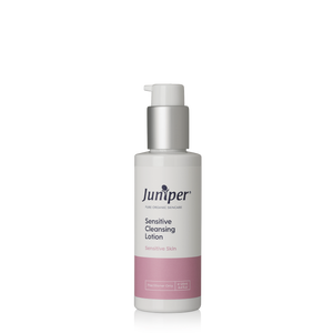 A supplement container of Sensitive Cleansing Lotion 125ml by Juniper