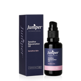 A supplement container of Sensitive Rejuvenation Oil 30ml by Juniper