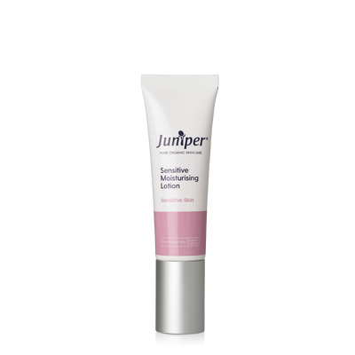A supplement container of Sensitive Moisturising Lotion 50ml by Juniper