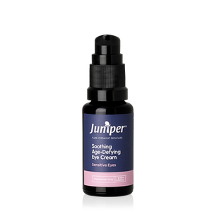 A supplement container of Soothing Age-Defying Eye Cream 15ml by Juniper