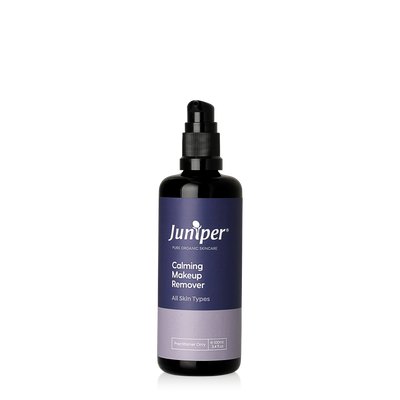 A supplement container of Calming Make-up Remover 100ml by Juniper