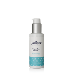 A supplement container of Juniper Teen Cleanser 125ml by Juniper