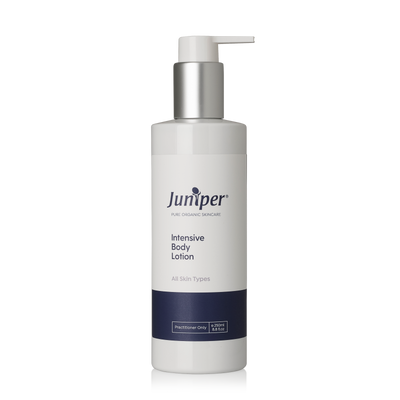 A supplement container of Intensive Body Lotion 250ml by Juniper
