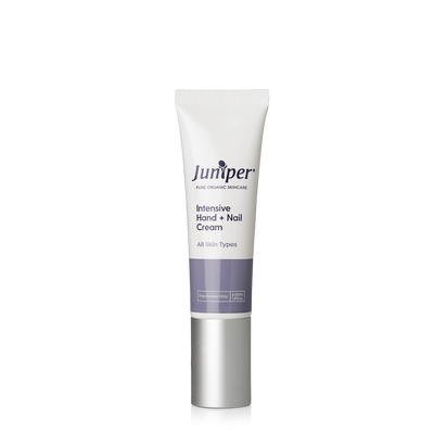 A supplement container of Intensive Hand and Nail Cream 50ml by Juniper