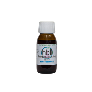 A supplement container of hbI (Immune Infection) 50ml by Homeobotanicals