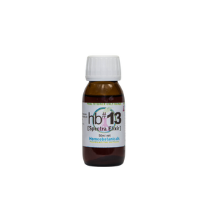 A supplement container of hb#13 (Spectra Elixir) 50ml by Homeobotanicals