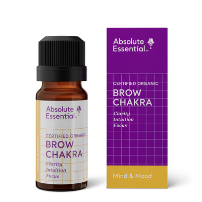A supplement container of Brow Chakra 10ml by Absolute Essential