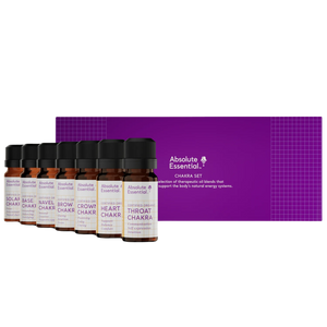 A supplement container of Chakra Set by Absolute Essential