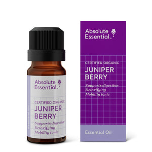 A supplement container of Juniper Berry 10ml by Absolute Essential