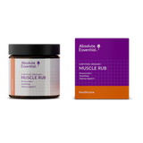 A supplement container of Muscle Rub 100ml by Absolute Essential