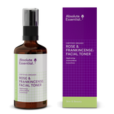 A supplement container of Rose & Frankincense: Facial Toner 100ml by Absolute Essential