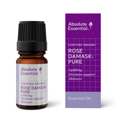A supplement container of Rose Damask: Pure 2ml by Absolute Essential