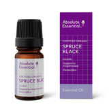 A supplement container of Spruce Black 5ml by Absolute Essential
