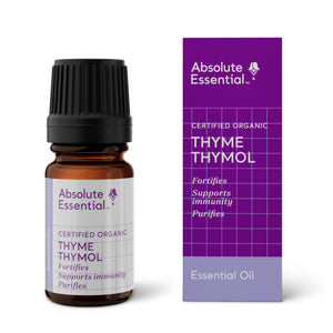 A supplement container of Thyme Thymol	 5ml by Absolute Essential