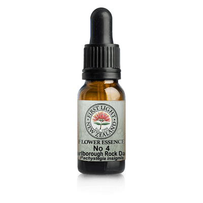 A supplement container of No. 04 - Marlborough Rock Daisy (Self-Worth) 10ml by First Light Flower Essences