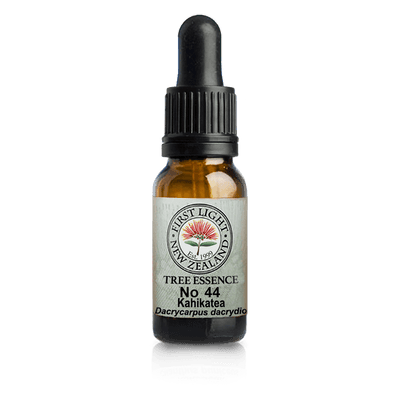 A supplement container of No. 44 - Kahikatea (Structure) 10ml by First Light Flower Essences