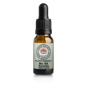 A supplement container of No. 64 - Koromiko (Wisdom) 10ml by First Light Flower Essences