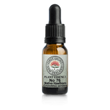 A supplement container of No. 76 - Native Hawthorn (Moderation) 10ml by First Light Flower Essences