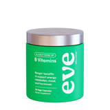 A supplement container of A Juicy Dose of B Vitamins by Eve