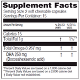 Ingredients: Omega-3, DHA.