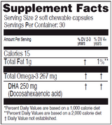 Ingredients: Omega-3, DHA.