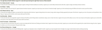 Supplement facts for Mothers Support (Capable and Assured) 20ml listing ingredients including Koromiko, Native Harebell