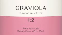 Supplement facts for Graviola 1:2