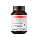 A supplement container of The Capital E by Designs for Beauty