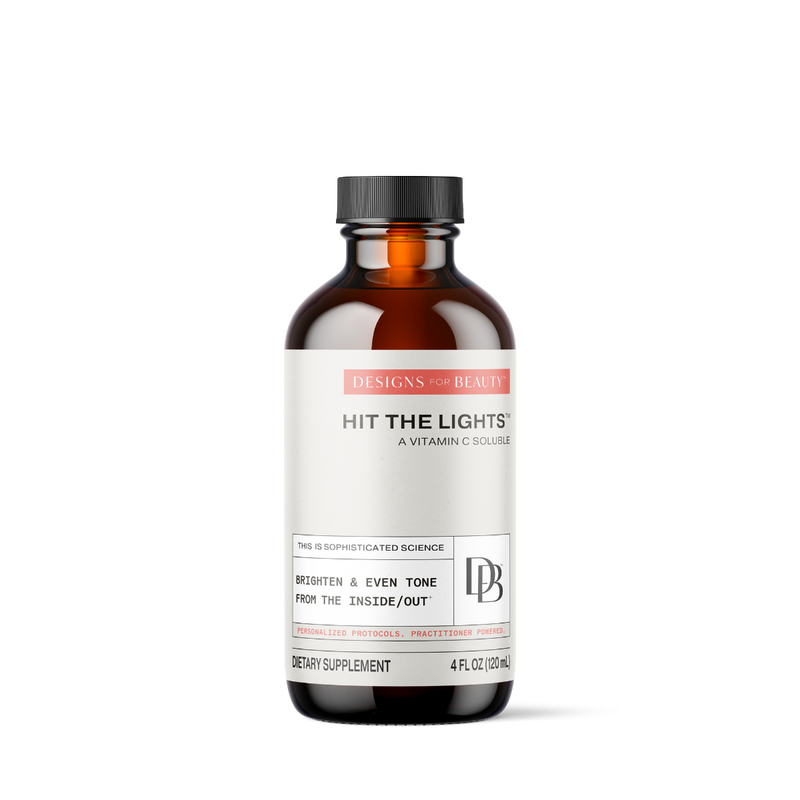 A supplement container of Hit the Lights by Designs for Beauty