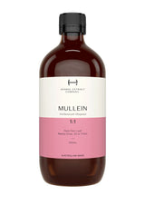 A supplement container of Mullein 1:1 by Herbal Extract Company