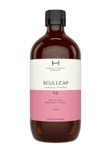A supplement container of Scullcap 1:2 by Herbal Extract Company