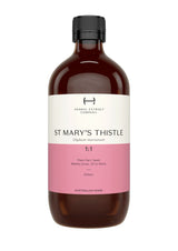 A supplement container of St Mary's Thistle 1:1 by Herbal Extract Company