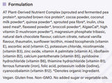 Supplement facts for Macro-PRO